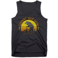 Support Your Local Raccoon Bicycle Tank Top