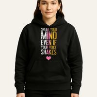 Speak Your Mind Even If Your Voice Shakes Rbg Hoodie