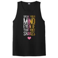 Speak Your Mind Even If Your Voice Shakes Rbg PosiCharge Competitor Tank