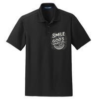 Smile You Made Gods Wake Up List Christian Jesus Dry Zone Grid Polo