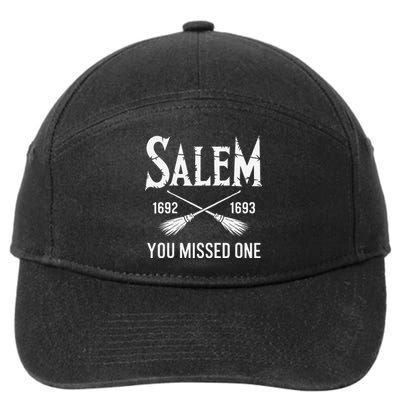 Salem You Missed One Witch Trials Brooms 7-Panel Snapback Hat