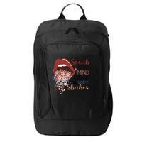 Speak Your Mind Even If Your Voice Shakes Feminist Ruth Bader Ginsberg RBG City Backpack