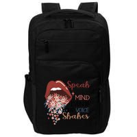 Speak Your Mind Even If Your Voice Shakes Feminist Ruth Bader Ginsberg RBG Impact Tech Backpack