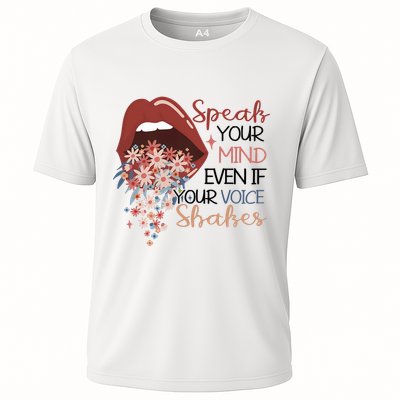 Speak Your Mind Even If Your Voice Shakes Feminist Ruth Bader Ginsberg RBG Performance Shirt