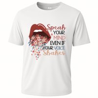 Speak Your Mind Even If Your Voice Shakes Feminist Ruth Bader Ginsberg RBG Performance Shirt