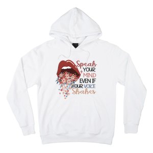 Speak Your Mind Even If Your Voice Shakes Feminist Ruth Bader Ginsberg RBG Hoodie