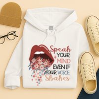 Speak Your Mind Even If Your Voice Shakes Feminist Ruth Bader Ginsberg RBG Hoodie