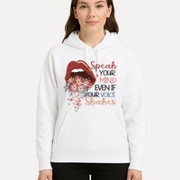 Speak Your Mind Even If Your Voice Shakes Feminist Ruth Bader Ginsberg RBG Hoodie