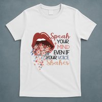 Speak Your Mind Even If Your Voice Shakes Feminist Ruth Bader Ginsberg RBG T-Shirt