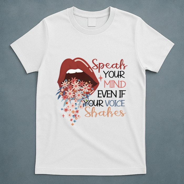 Speak Your Mind Even If Your Voice Shakes Feminist Ruth Bader Ginsberg RBG T-Shirt