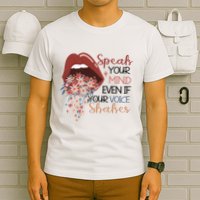 Speak Your Mind Even If Your Voice Shakes Feminist Ruth Bader Ginsberg RBG T-Shirt