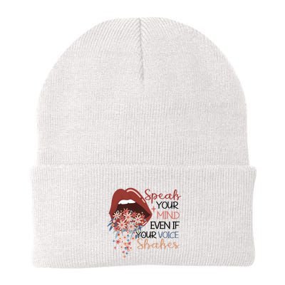 Speak Your Mind Even If Your Voice Shakes Feminist Ruth Bader Ginsberg RBG Beanie