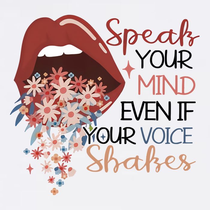 Speak Your Mind Even If Your Voice Shakes Feminist Ruth Bader Ginsberg RBG Youth Performance Sprint T-Shirt