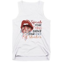 Speak Your Mind Even If Your Voice Shakes Feminist Ruth Bader Ginsberg RBG Tank Top