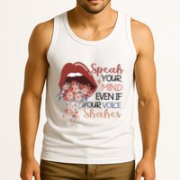 Speak Your Mind Even If Your Voice Shakes Feminist Ruth Bader Ginsberg RBG Tank Top