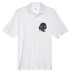 Speak Your Mindeven If Your Voice Shakes Gift Men's Origin Performance Pique Polo