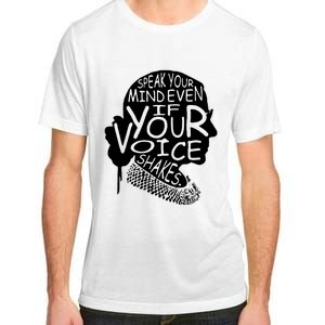 Speak Your Mindeven If Your Voice Shakes Gift Adult ChromaSoft Performance T-Shirt