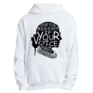 Speak Your Mindeven If Your Voice Shakes Gift Urban Pullover Hoodie