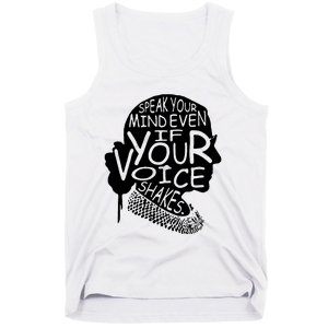 Speak Your Mindeven If Your Voice Shakes Gift Tank Top