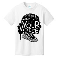 Speak Your Mindeven If Your Voice Shakes Gift Kids T-Shirt