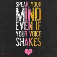 Speak Your Mind Even If Your Voice Shakes Rbg Cool Comfort Performance Bucket Hat