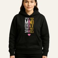 Speak Your Mind Even If Your Voice Shakes Rbg Hoodie