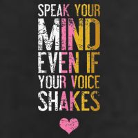Speak Your Mind Even If Your Voice Shakes Rbg Golf Towel