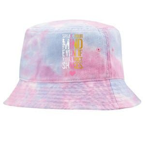 Speak Your Mind Even If Your Voice Shakes Rbg Tie-Dyed Bucket Hat