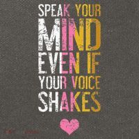 Speak Your Mind Even If Your Voice Shakes Rbg Cotton Canvas Backpack