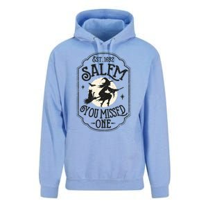 Salem You Missed One Funny Halloween Feminist Witch Trials Unisex Surf Hoodie