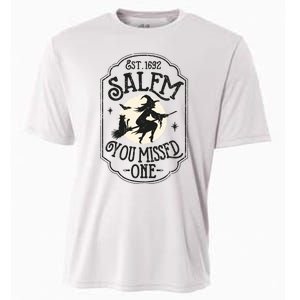 Salem You Missed One Funny Halloween Feminist Witch Trials Cooling Performance Crew T-Shirt