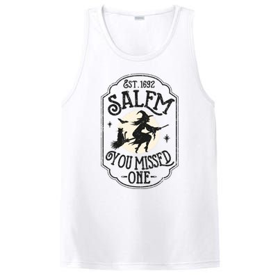 Salem You Missed One Funny Halloween Feminist Witch Trials PosiCharge Competitor Tank