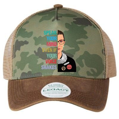Speak Your Mind Even If Your Voice Shakes Feminist Legacy Tie Dye Trucker Hat
