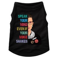 Speak Your Mind Even If Your Voice Shakes Feminist Doggie Tank