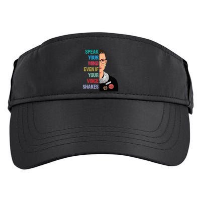 Speak Your Mind Even If Your Voice Shakes Feminist Adult Drive Performance Visor