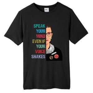 Speak Your Mind Even If Your Voice Shakes Feminist Tall Fusion ChromaSoft Performance T-Shirt