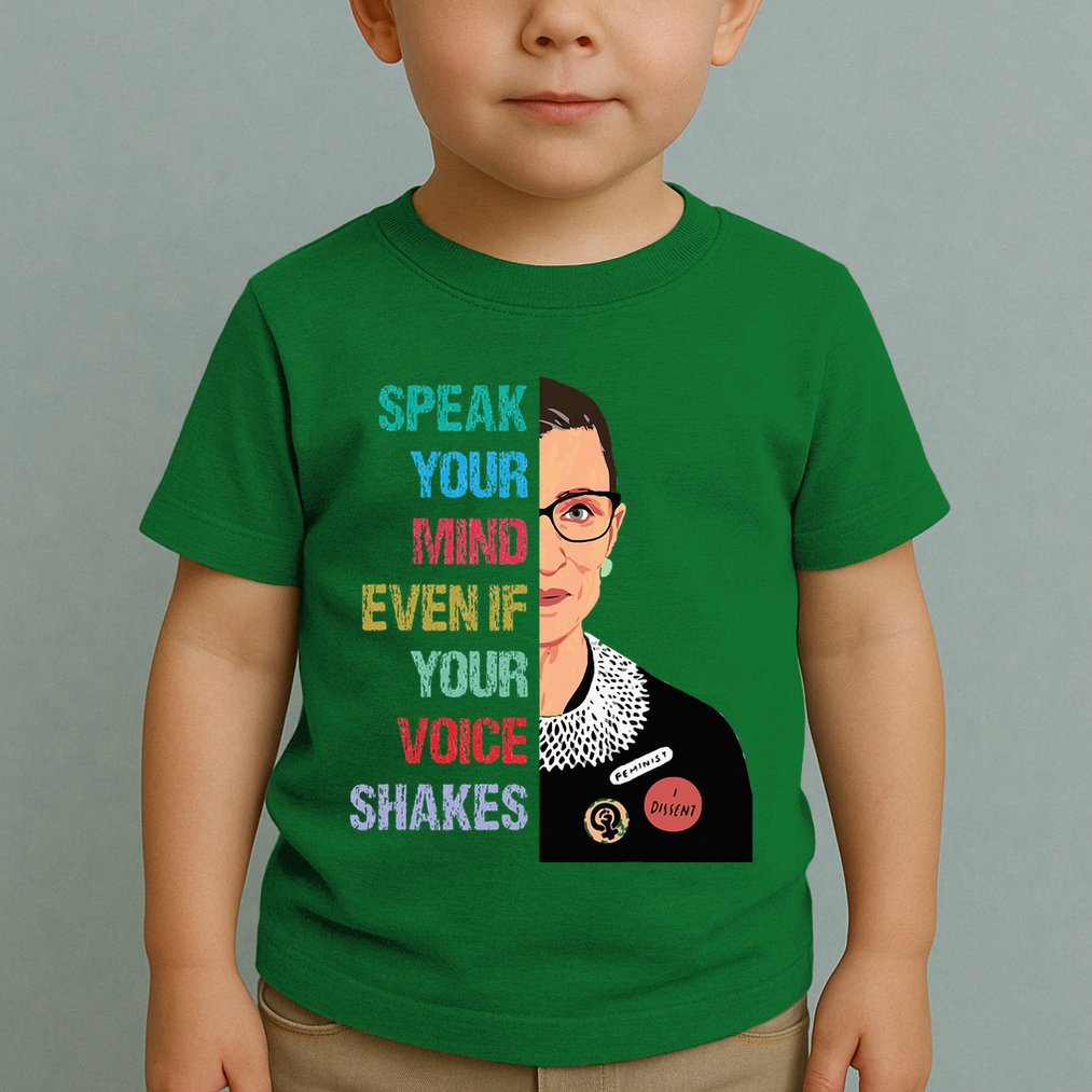 Speak Your Mind Even If Your Voice Shakes Feminist Toddler T-Shirt