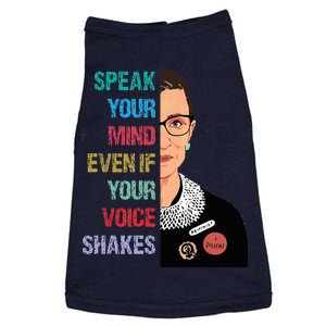 Speak Your Mind Even If Your Voice Shakes Feminist Doggie Tank