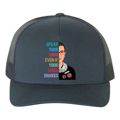 Speak Your Mind Even If Your Voice Shakes Feminist Yupoong Adult 5-Panel Trucker Hat