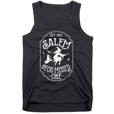 Salem You Missed One Halloween Feminist Salem Witch Trials Tank Top