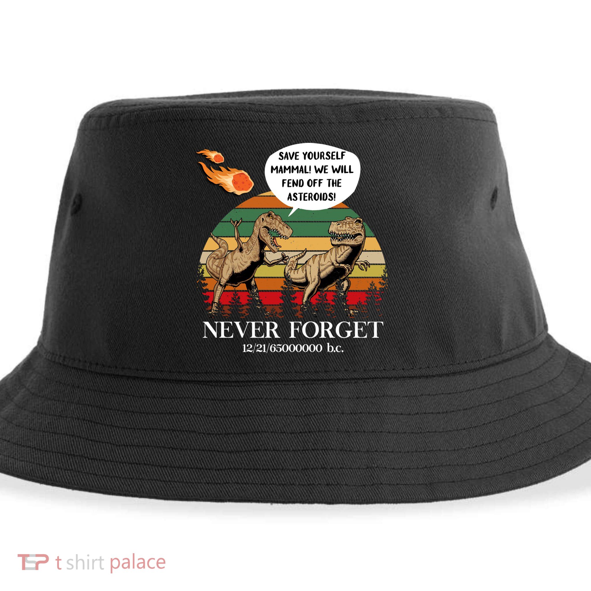 Save Yourself Mammal We Will Fend Off The Asteroids Gift Sustainable Bucket Hat