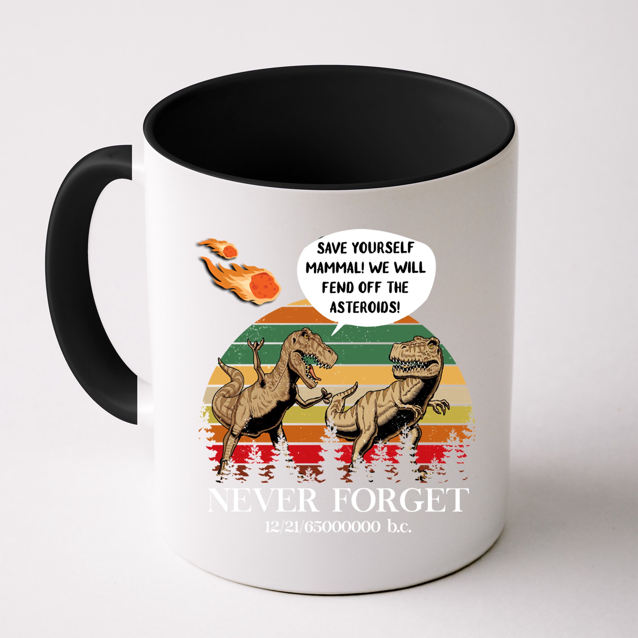 Save Yourself Mammal We Will Fend Off The Asteroids Gift Mug