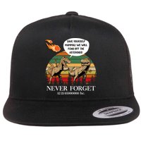 Save Yourself Mammal We Will Fend Off The Asteroids Gift Flat Bill Trucker Hat