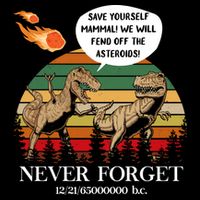 Save Yourself Mammal We Will Fend Off The Asteroids Gift Flat Bill Trucker Hat