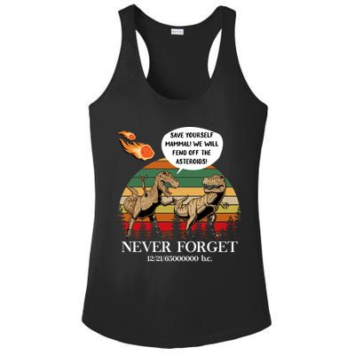 Save Yourself Mammal We Will Fend Off The Asteroids Gift Ladies PosiCharge Competitor Racerback Tank