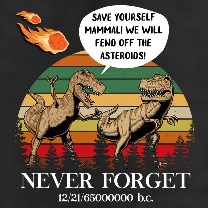 Save Yourself Mammal We Will Fend Off The Asteroids Gift Golf Towel