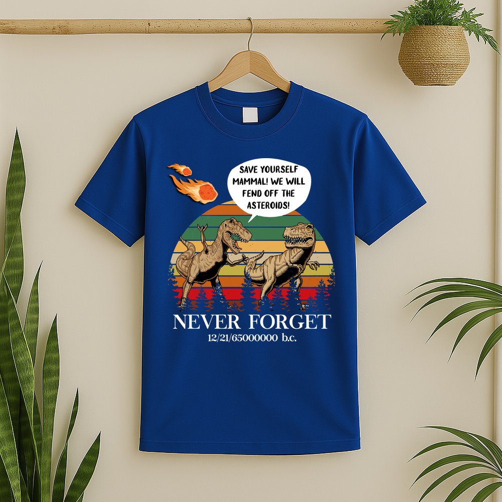 Save Yourself Mammal We Will Fend Off The Asteroids Gift T-Shirt