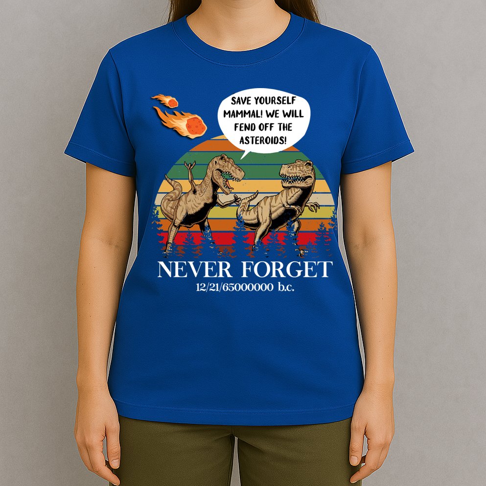 Save Yourself Mammal We Will Fend Off The Asteroids Gift T-Shirt