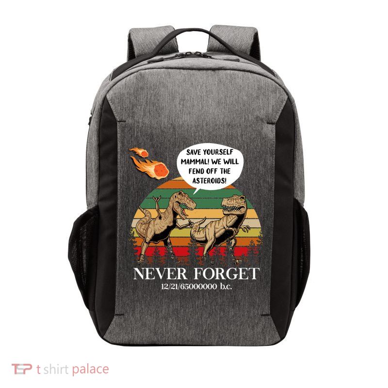 Save Yourself Mammal We Will Fend Off The Asteroids Gift Vector Backpack