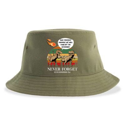 Save Yourself Mammal We Will Fend Off The Asteroids Gift Sustainable Bucket Hat